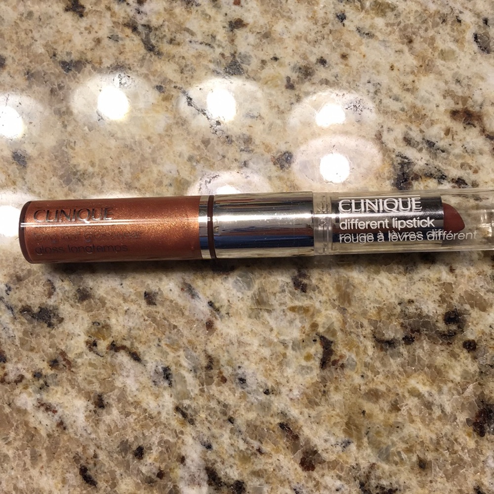 Clinique long last gloss & lipstick.